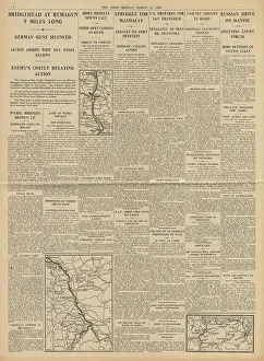 Bridgend: The Times Allies on the Rhine