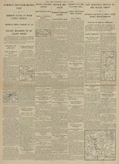 Leghorn: The Times US Army advance on St Lo