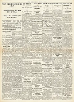 Tibbets: The Times Atom bomb on Hiroshima