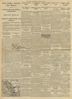 Zeitz: The Times British forces advance into Germany