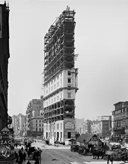 Lcgr1802: Times Building at One Times Square under construction