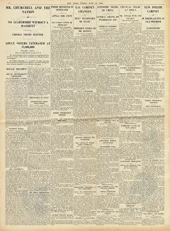 Wavell: The Times Churchill on Election campaign