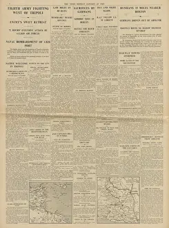 Saracen: The Times Eighth Army advance beyond Tripoli