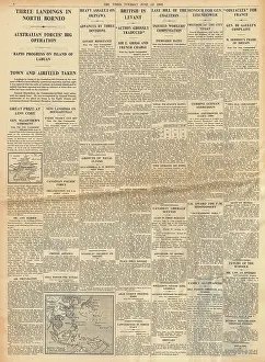 Levant: The Times Eisenhower welcomed in London