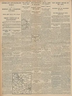 Roer: The Times US forces advance on Duren