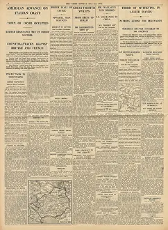 Castleforte: The Times US Forces capture Fondi