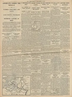 Doullens: The Times US forces cross Moselle river