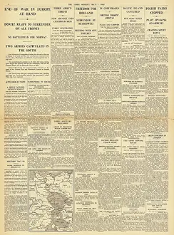 Donitz: The Times Germany to surrender