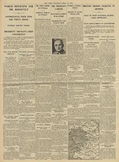 Tolbukhin: The Times Inauguration of President Truman