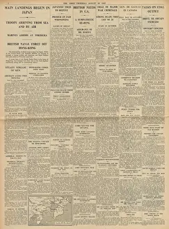 Penang: The Times Occupation of Japan begins