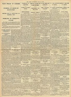 Midget: The Times Occupation plans for Germany