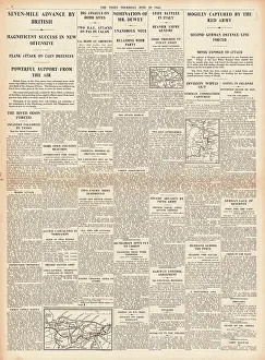 Dewey: The Times Operation Epsom in Normandy