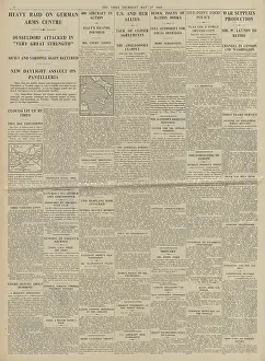 Pantelleria: The Times RAF bomb Dusseldorf
