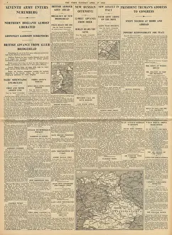 Tolbukhin: The Times Red Army advance on Berlin