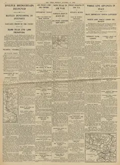 Dnepropetrovsk: The Times Red Army advance on Eastern Front