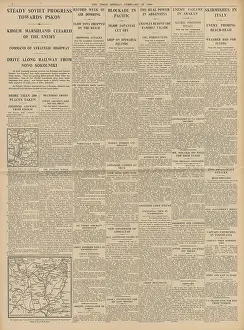 Regensburg: The Times Red Army advance on Pskov