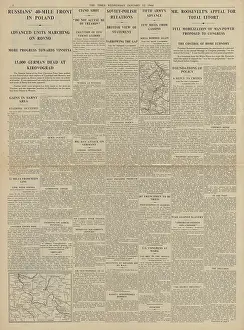 Zhitomir: The Times Red Army advance on Rovno