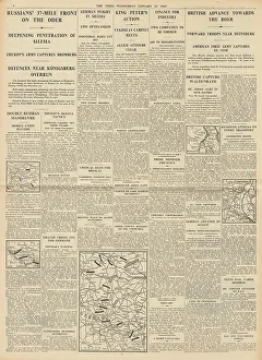 Posen: The Times Red Army reach River Oder