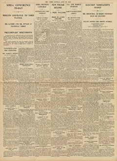 Wavell: The Times Simla Conference