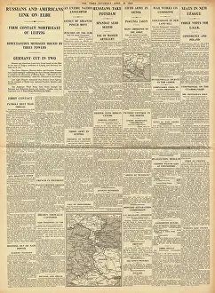 Torgau: The Times US and Soviet forces link up on Elbe
