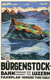Eponymous: Timetable - Burgenstock Funicular Railway, Switzerland