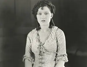 Hopelessness: Timid woman