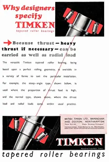 Timken: Timken Bearings 1947