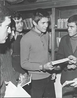 Izmir: Timothy Davey in reformatory library, Izmir, Turkey
