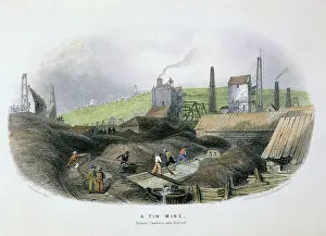 Pumps: Tin mine between Cambourne and Redruth, Cornwall