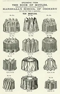 Moulds: Tin moulds 1899