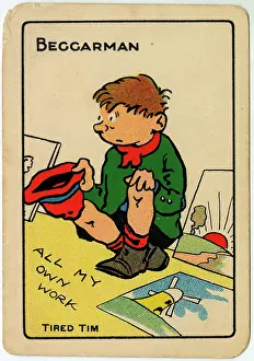 Begging: Tinker, Tailor playing card - Beggarman