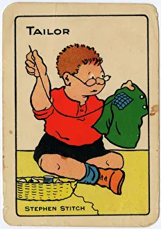 Garment: Tinker, Tailor playing card - Tailor