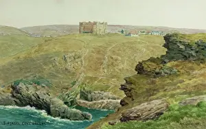 Tintagel: Tintagel Cove and Hotel, Cornwall