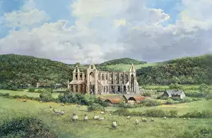 Tintern: Tintern Abbey, Gwent, Wales