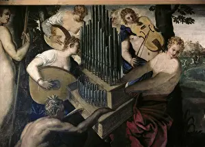 Robusti: Tintoretto, The Muses (detail)