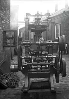 Battersbys: Tipstitcher machine at Battersby's hatworks
