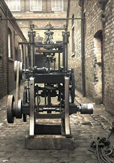 Battersbys: Tipstitcher machine at Battersby's hatworks