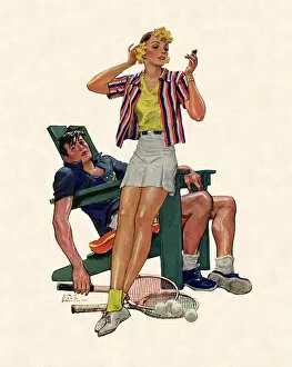 Barnum: Tired Tennis Players