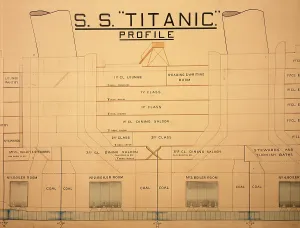 Shipwrecks: Titanic blueprint (part)