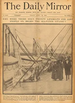 Investigative: Titanic disaster -- lifeboats question
