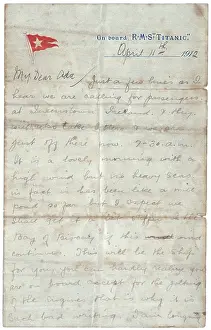 TITANIC LETTER
