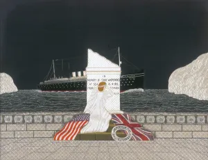 C1912: TITANIC MEMORIAL SILK