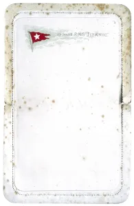 Fated: TITANIC NOTE PAPER