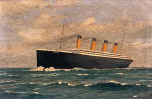 Shipwrecks: Titanic painting