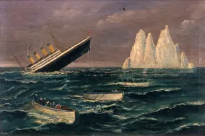 Shipwrecks: Titanic painting