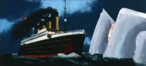 Shipwrecks: Titanic painting