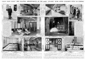 Appointments: Titanic - Palatial appointments of the liner sunk after iceb