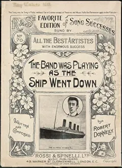 Somber: Titanic sinking - Music Sheet 1912