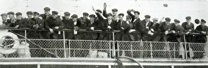 Carpathia: The Titanic's crew catch sight of their relatives and friend
