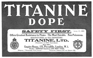 Dope: Titanine Aeroplane Fabric Dope
